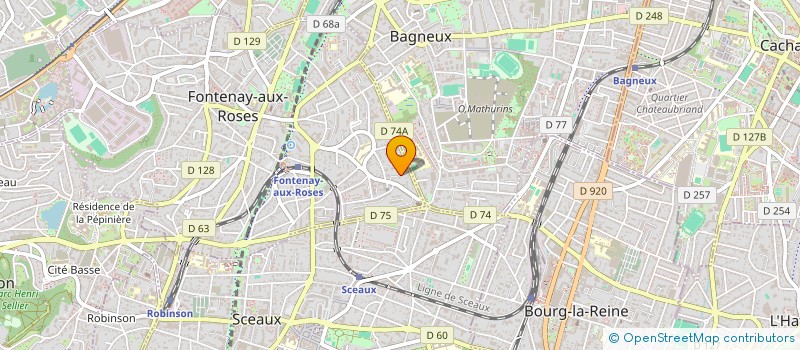 localisation de l'entreprise MONSIEUR KAMEL AMAOUCHE  FONTENAY-AUX-ROSES