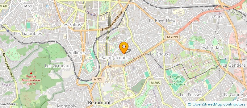 localisation de l'entreprise MONSIEUR KAMEL AMARI  CLERMONT-FERRAND