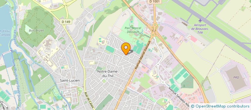 localisation de l'entreprise MONSIEUR KAMEL AMIMER  BEAUVAIS