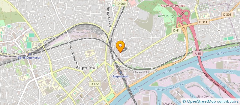 localisation de l'entreprise MONSIEUR KAMEL AMMI  ARGENTEUIL