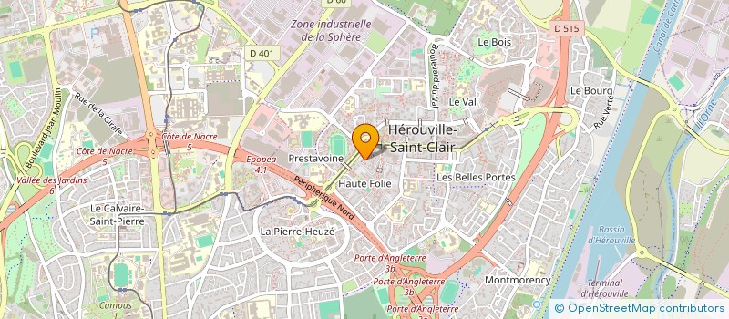 localisation de l'entreprise MONSIEUR KAMEL AMROUCHE à HEROUVILLE-SAINT-CLAIR