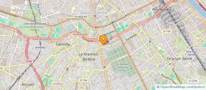 localisation de l'entreprise MONSIEUR KAMEL ANOUNE à LE KREMLIN-BICETRE