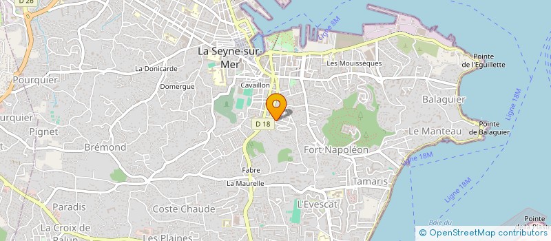 localisation de l'entreprise MONSIEUR KAMEL ARIFA à LA SEYNE SUR MER