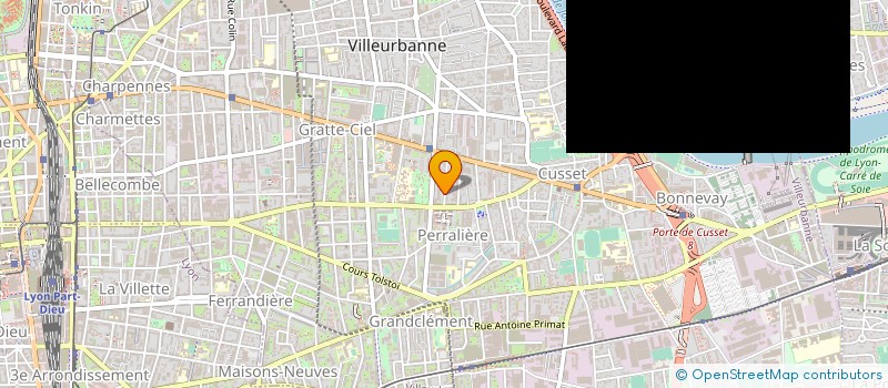 localisation de l'entreprise MONSIEUR KAMEL ARROUBYOU  VILLEURBANNE