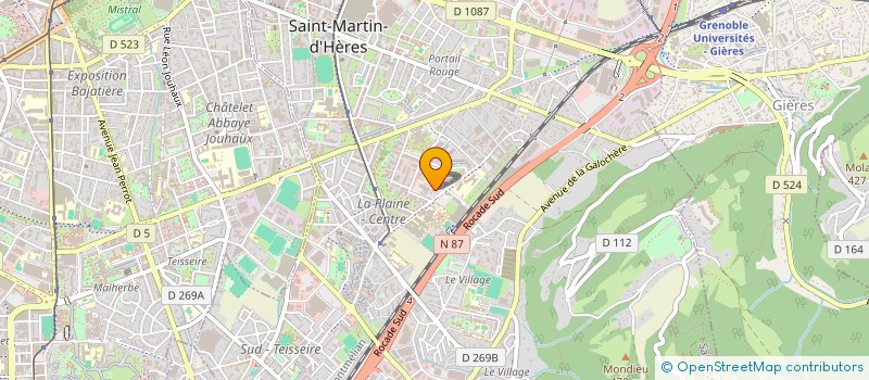 localisation de l'entreprise MONSIEUR KAMEL ASKRATNI  SAINT-MARTIN-D'HERES