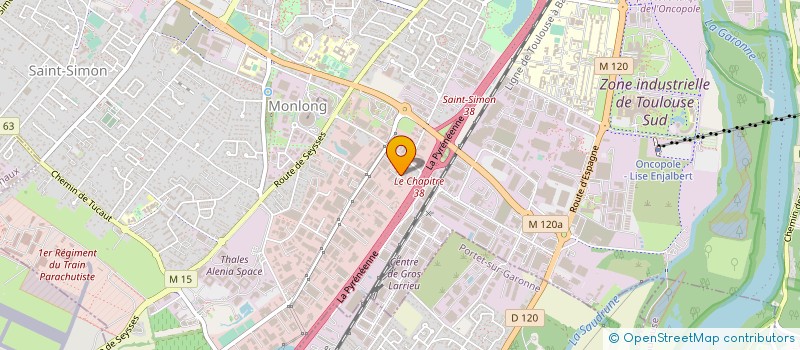 localisation de l'entreprise MONSIEUR KAMEL ATEB  TOULOUSE