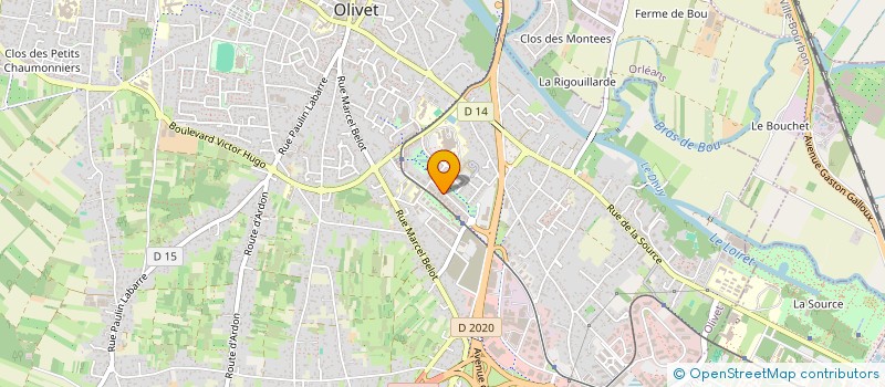 localisation de l'entreprise MONSIEUR KAMEL AYADI à OLIVET