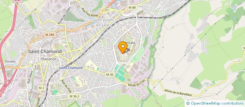 localisation de l'entreprise MONSIEUR KAMEL BAHLOUL à SAINT-CHAMOND