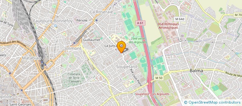 localisation de l'entreprise MONSIEUR KAMEL BAHOU  TOULOUSE