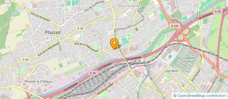 localisation de l'entreprise MONSIEUR KAMEL BALET à MULHOUSE
