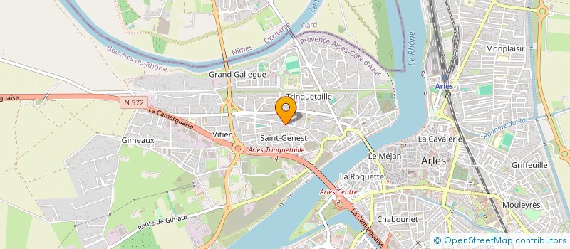 localisation de l'entreprise MONSIEUR KAMEL BANNANI  ARLES