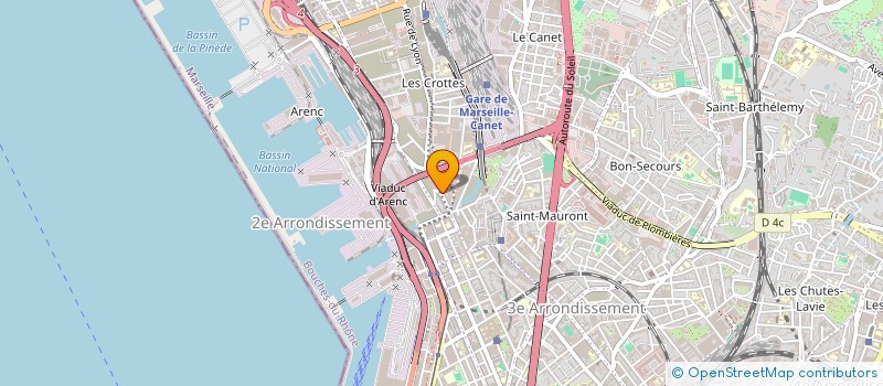 localisation de l'entreprise MONSIEUR KAMEL BANOUH à MARSEILLE