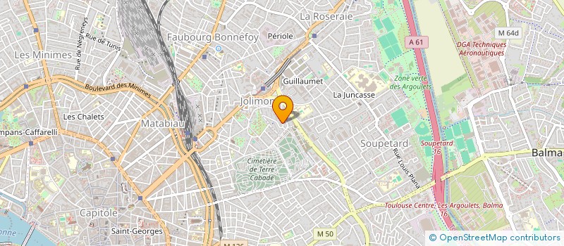 localisation de l'entreprise MONSIEUR KAMEL BARIS  TOULOUSE