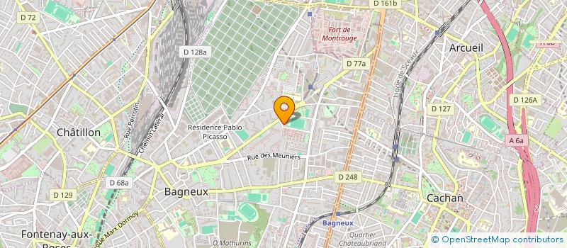 localisation de l'entreprise MONSIEUR KAMEL BATOUL à BAGNEUX