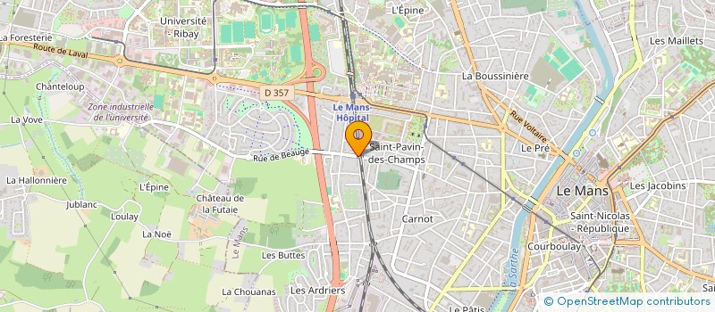 localisation de l'entreprise MONSIEUR KAMEL BEDROUH à LE MANS