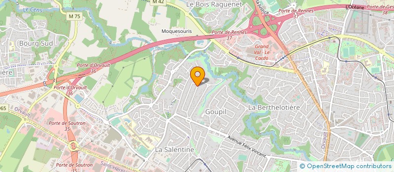localisation de l'entreprise MONSIEUR KAMEL BEHLOUL à ORVAULT