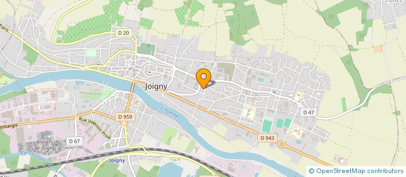 localisation de l'entreprise MONSIEUR KAMEL BELLAHCEN à JOIGNY