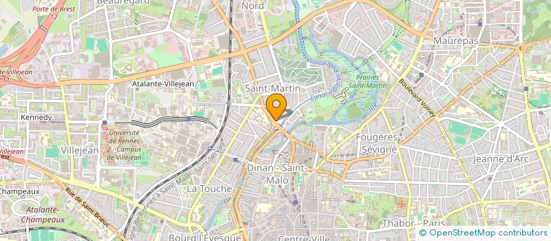 localisation de l'entreprise MONSIEUR KAMEL BELLAHCENE  RENNES