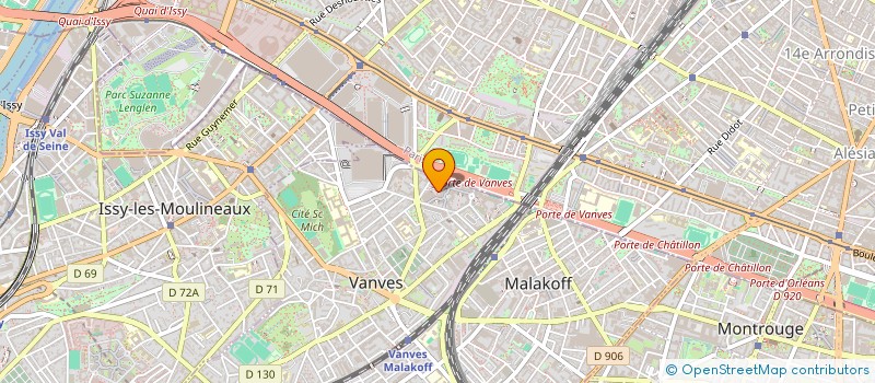 localisation de l'entreprise MONSIEUR KAMEL BEN ALAYA à VANVES
