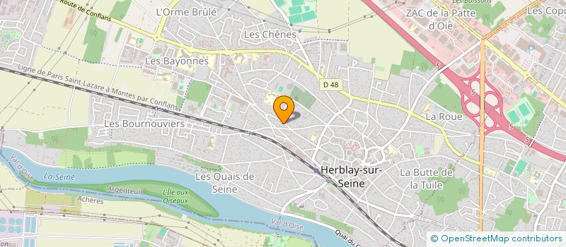 localisation de l'entreprise MONSIEUR KAMEL BEN DJABALLAH  HERBLAY-SUR-SEINE