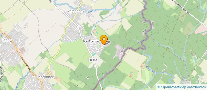 localisation de l'entreprise MONSIEUR KAMEL BEN HAMMOU  VERSONNEX