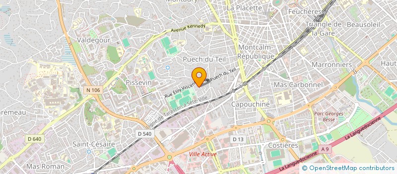 localisation de l'entreprise MONSIEUR KAMEL BEN NAOUM à NIMES