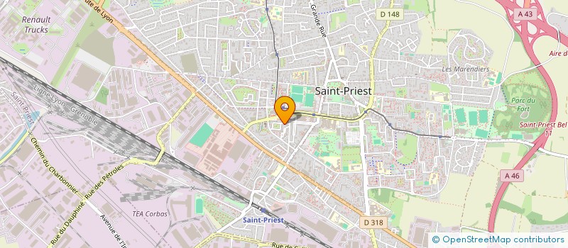 localisation de l'entreprise MONSIEUR KAMEL BEN OTHMANE  SAINT-PRIEST