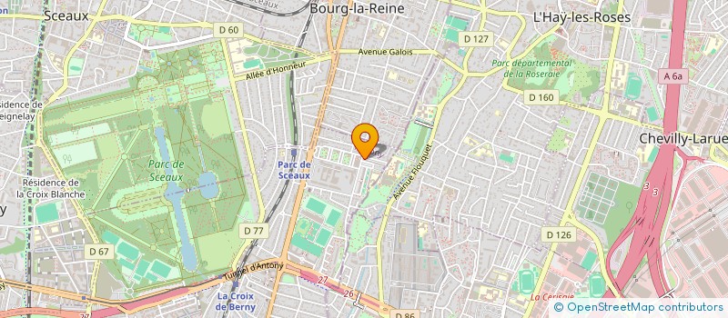 localisation de l'entreprise MONSIEUR KAMEL BEN ROMDANE à ANTONY