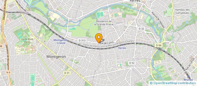 localisation de l'entreprise MONSIEUR KAMEL BEN SAADA  YERRES