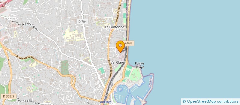 localisation de l'entreprise MONSIEUR KAMEL BEN SALEM à ANTIBES
