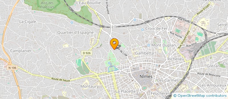 localisation de l'entreprise MONSIEUR KAMEL BEN SALEM  NIMES