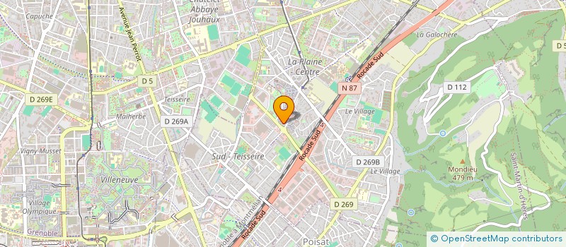 localisation de l'entreprise MONSIEUR KAMEL BENABDALLAH  SAINT-MARTIN-D'HERES