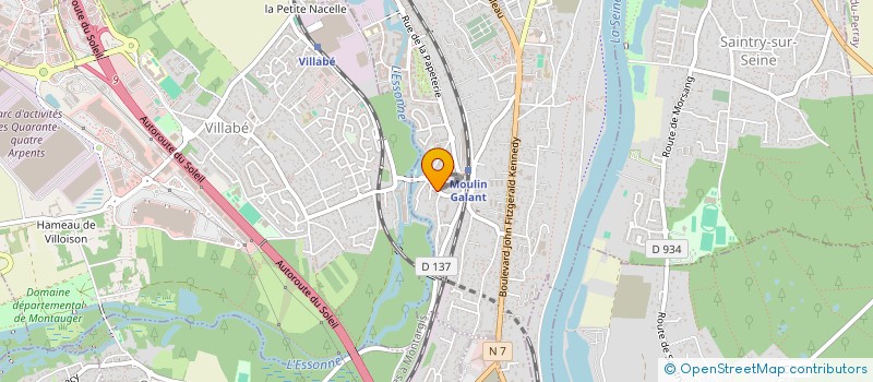 localisation de l'entreprise MONSIEUR KAMEL BENAHDOUGA à CORBEIL-ESSONNES