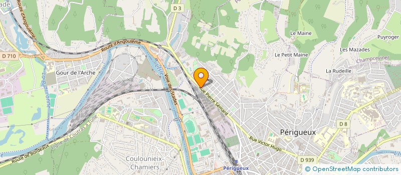 localisation de l'entreprise MONSIEUR KAMEL BENAOUADI à PERIGUEUX