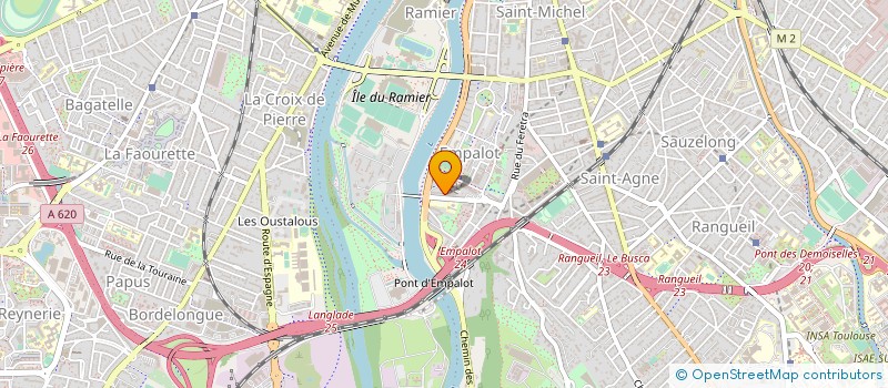 localisation de l'entreprise MONSIEUR KAMEL BENCHENA  TOULOUSE