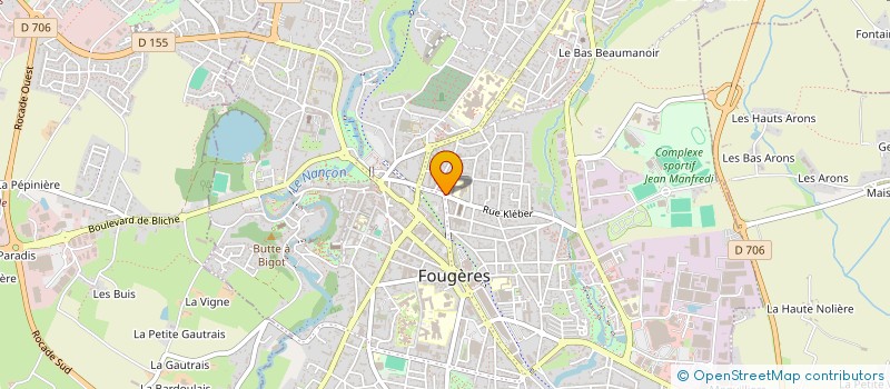 localisation de l'entreprise MONSIEUR KAMEL BENDILMI  FOUGERES