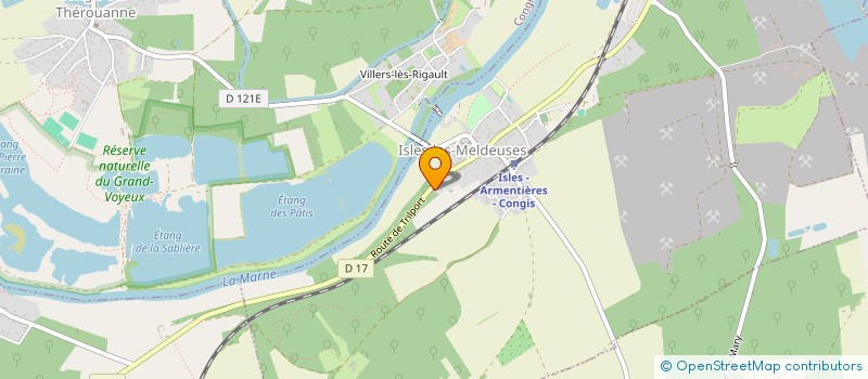 localisation de l'entreprise MONSIEUR KAMEL BENHAGOUGA à ISLES-LES-MELDEUSES