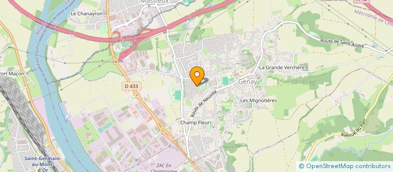 localisation de l'entreprise MONSIEUR KAMEL BENLKAIDA  GENAY