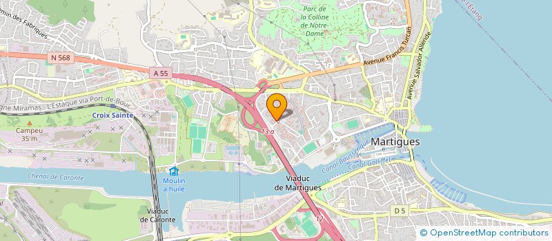 localisation de l'entreprise MONSIEUR KAMEL BENMANSOUR  MARTIGUES