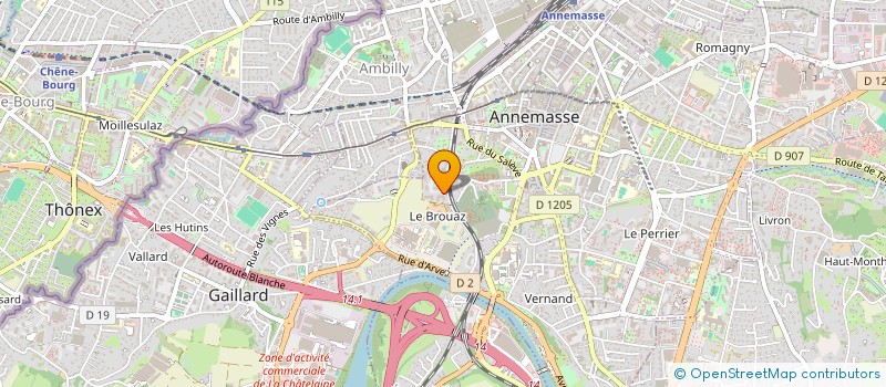 localisation de l'entreprise MONSIEUR KAMEL BENMOSLY  ANNEMASSE