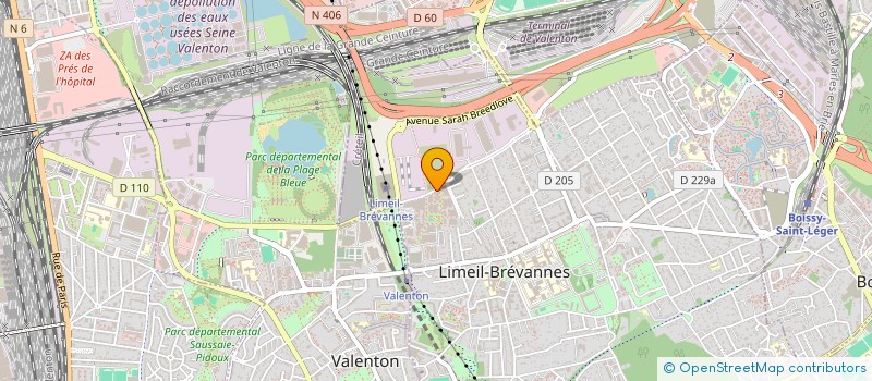 localisation de l'entreprise MONSIEUR KAMEL BENMOUMENE  LIMEIL-BREVANNES