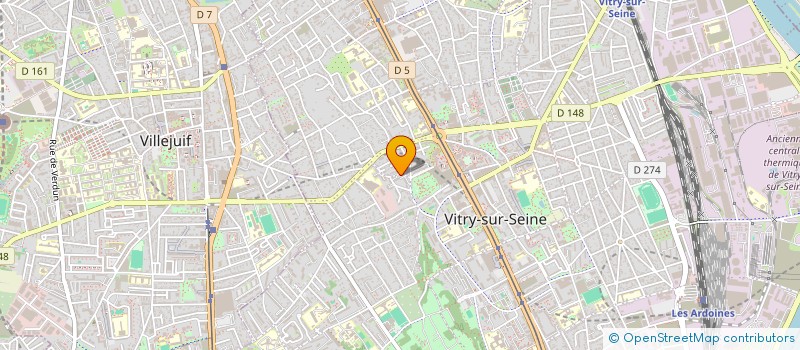 localisation de l'entreprise MONSIEUR KAMEL BENOUNIS à VITRY-SUR-SEINE