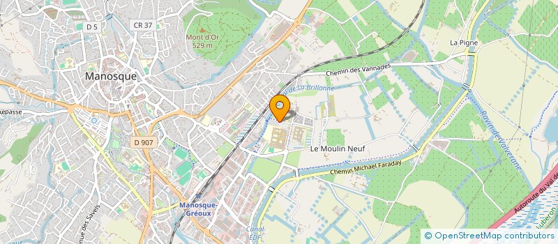 localisation de l'entreprise MONSIEUR KAMEL BENSAIAH à MANOSQUE