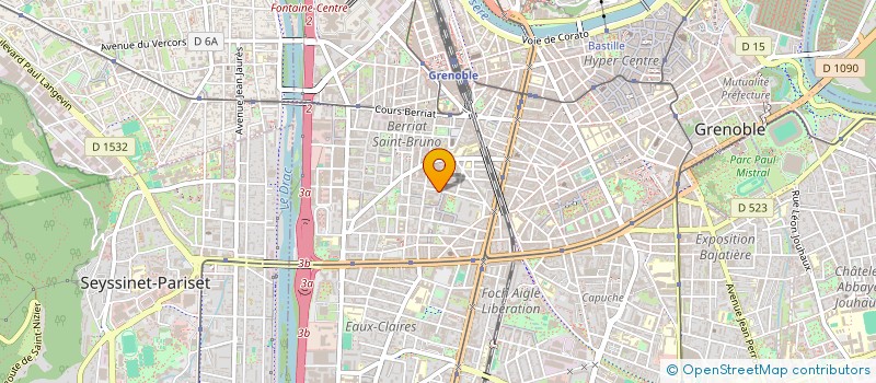 localisation de l'entreprise MONSIEUR KAMEL BENSAID  GRENOBLE