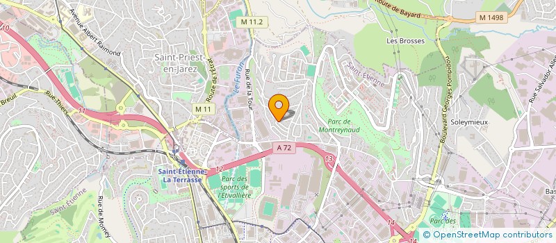 localisation de l'entreprise MONSIEUR KAMEL BENSMAIL  SAINT-ETIENNE