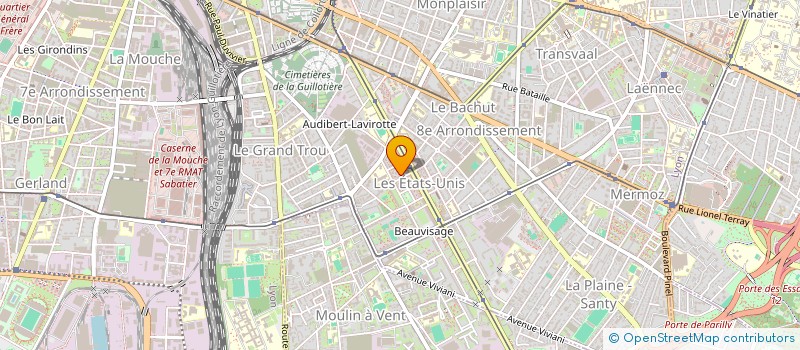 localisation de l'entreprise MONSIEUR KAMEL BENYOUCEF  LYON