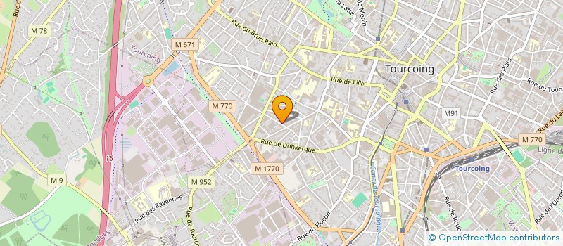 localisation de l'entreprise MONSIEUR KAMEL BERREBEHI  TOURCOING