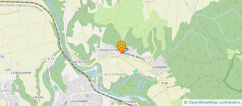 localisation de l'entreprise MONSIEUR KAMEL BESSEDJERARI  AUZAT-LA-COMBELLE