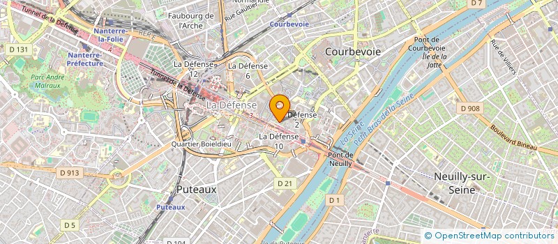 localisation de l'entreprise MONSIEUR KAMEL BETTAYEB à COURBEVOIE