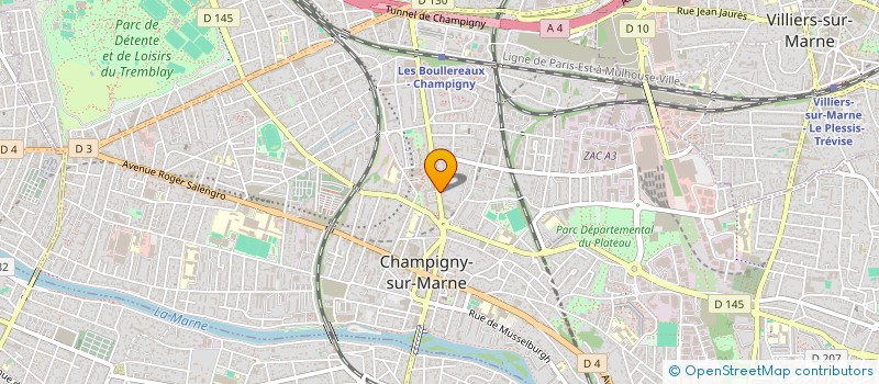 localisation de l'entreprise MONSIEUR KAMEL BEZGHICHE  CHAMPIGNY-SUR-MARNE